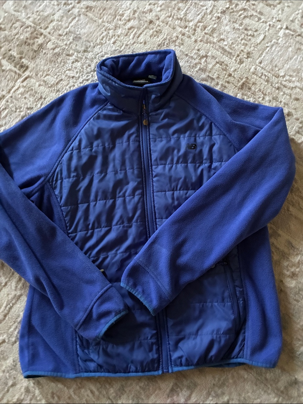 New Balance Blue Insulated Fleece Jacket